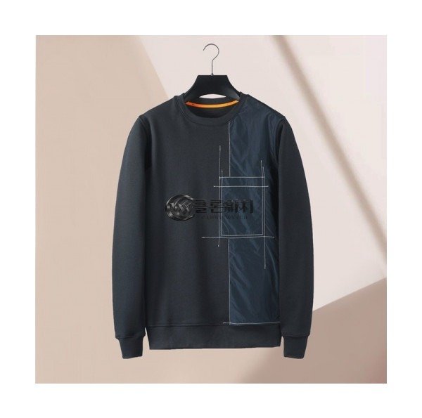 ✨Hermes Mens Logo Casual Cotton Hoodie Navy - 에르메스 2021 남성 로고 캐쥬얼 코튼 후드티 Her0691x Size(m - 3xl) 네이비