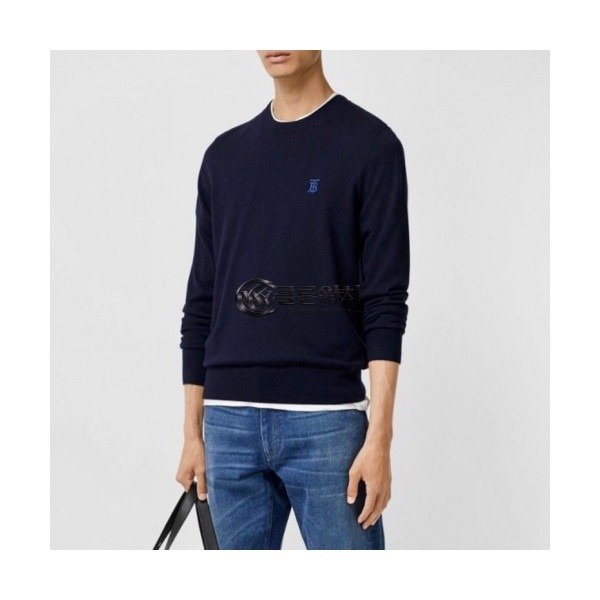 ✨[버버리]Burberry 2020 Mens Logo Cashmere Sweaters - 버버리 2020 남성 로고 캐시미어 스웨터 Bur02875x.Size(s - 2xl).네이비