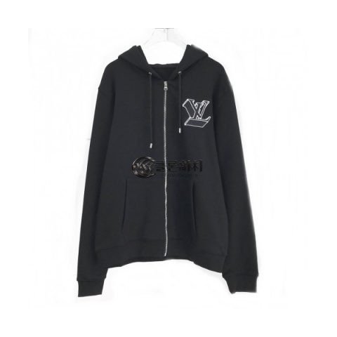 ✨[루이비통]Louis vuitton 2020 Mm/Wm Logo Cotton Hoodie - 루이비통 2020 남자 로고 코튼 후디 Lou01678x.Size(s - 2xl).블랙