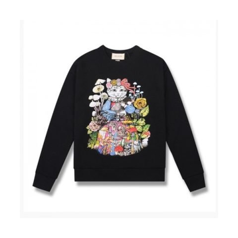 ✨[구찌]Gucci 2020 Mm/Wm Logo Crew-neck Cotton Tshirts - 구찌 2020 남/녀 로고 코튼 크루넥 코튼 긴팔티 Guc03018x.Size(s - l).블랙