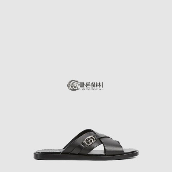 ✨구찌 남성 인터로킹 G 슬라이드 샌들