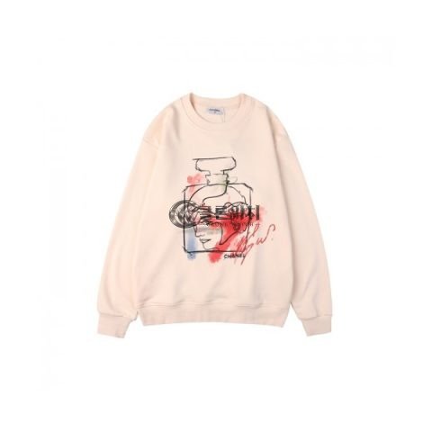 ✨Chanel Womens Crew-neck Logo Cotton Tshirts Ivory - 샤넬 2021 여성 크루넥 로고 코튼 긴팔티 Cnl0792x Size(s - l) 아이보리