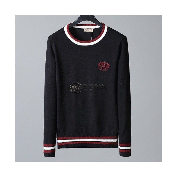 ✨Burberry 2019 Mens Retro Logo Crew - neck Sweater - 버버리 2019 남성 레트로 로고 크루넥 스웨터 Bur01047x.Size(m - 3xl).블랙