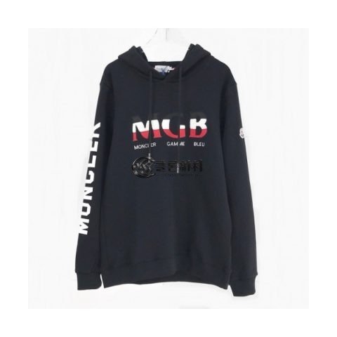 ✨[몽클레어]Moncler 2020 Mens Logo Casual Cotton HoodT - 몽클레어 2020 남성 로고 캐쥬얼 코튼 후디 Moc01456x.Size(m - 2xl).블랙