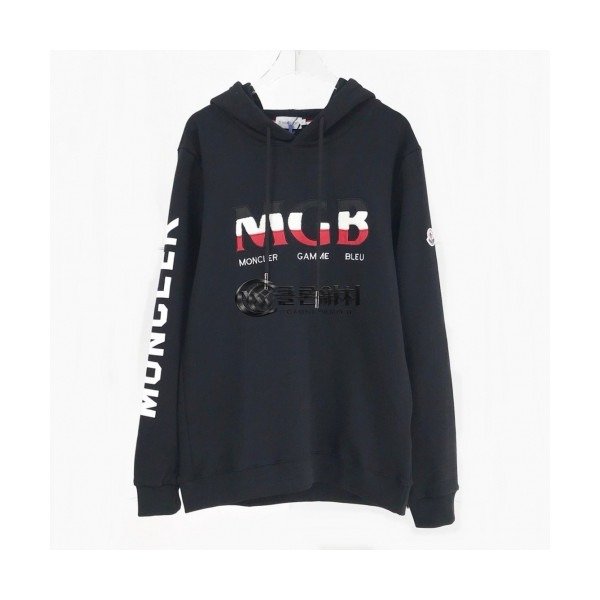 ✨[몽클레어]Moncler 2020 Mens Logo Casual Cotton HoodT - 몽클레어 2020 남성 로고 캐쥬얼 코튼 후디 Moc01456x.Size(m - 2xl).블랙