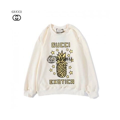 ✨[구찌]Gucci 2020 Mm/Wm Logo Crew-neck Cotton Tshirts - 구찌 2020 남/녀 로고 코튼 크루넥 코튼 긴팔티 Guc02978x.Size(m - 2xl).아이보리