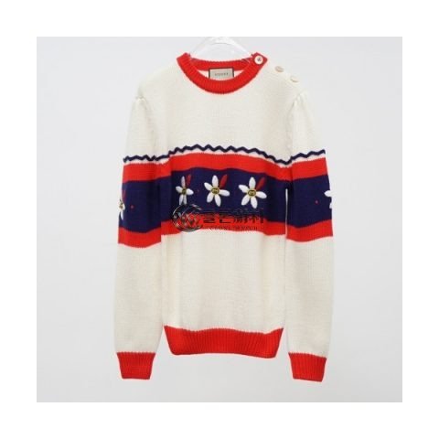 ✨Gucci 2020 Mm/Wm Casual Crew-neck Wool Sweaters - 구찌 2020 남/녀 캐쥬얼 크루넥 울 스웨터 Guc03045x.Size(s - l).아이보리