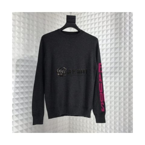 ✨Fendi 2019 Mens Logo Crew -neck Wool Sweater - 펜디 2019 남성 로고 크루넥 울 스웨터 Fen0297x.Size(m - 3xl).2컬러(블랙/화이트)