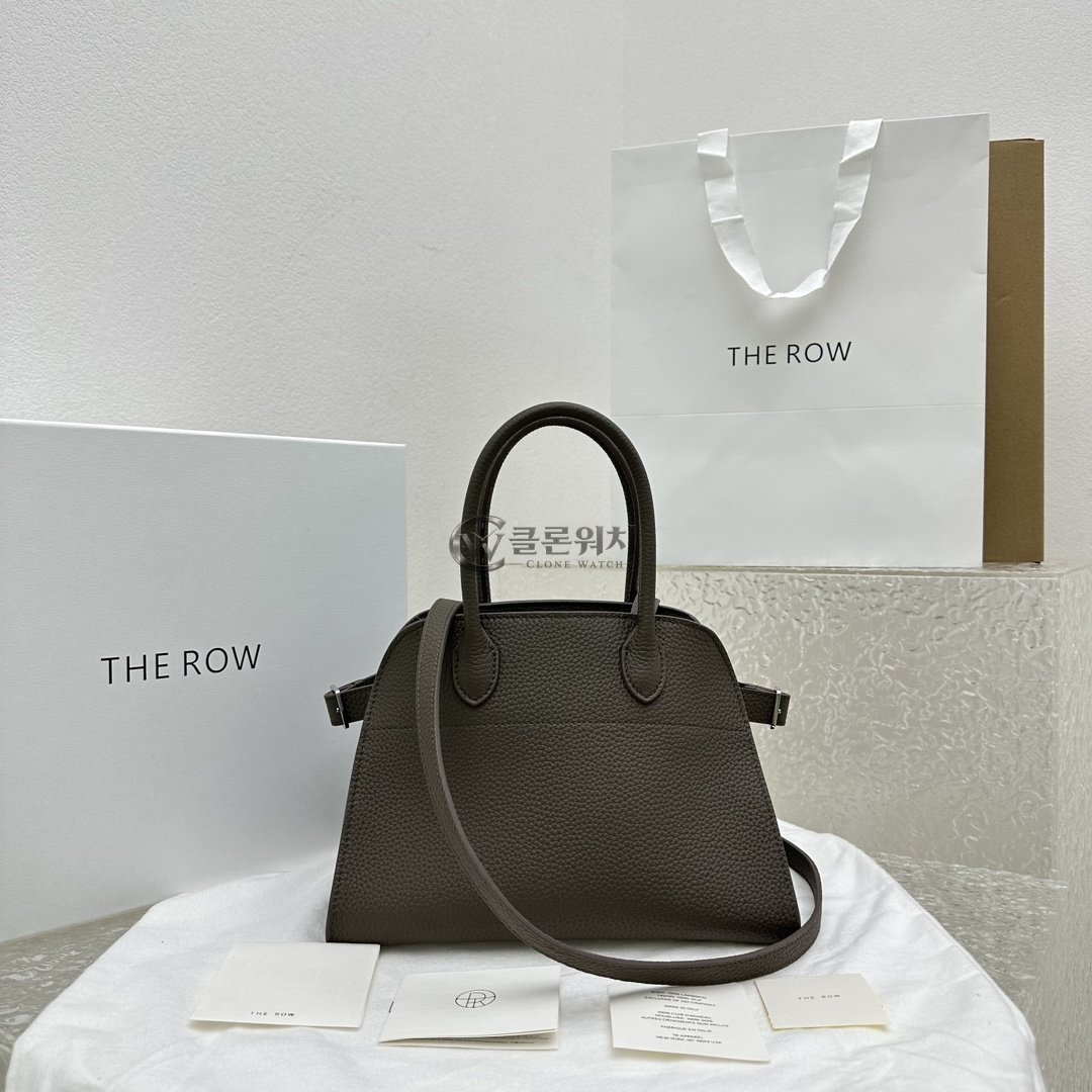 더로우 소프트 마고 10 다크 브라운 가죽 가방