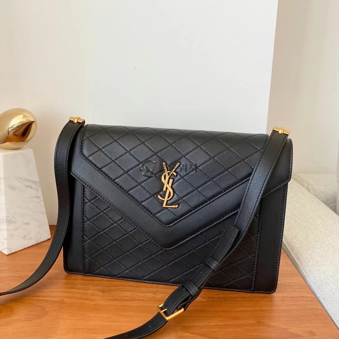 생로랑 Saint Laurent Jamie Quilted Leather Shoulder Bag – Black