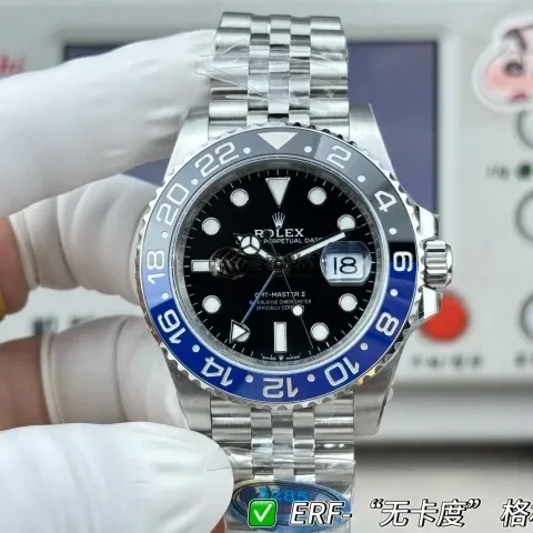 롤렉스 GMT-마스터 II 126710 BLNR 904L 스틸 ERF 공장 1:1 베스트 에디션 주빌리 브레이슬릿 JH3285 (프리스프렁)