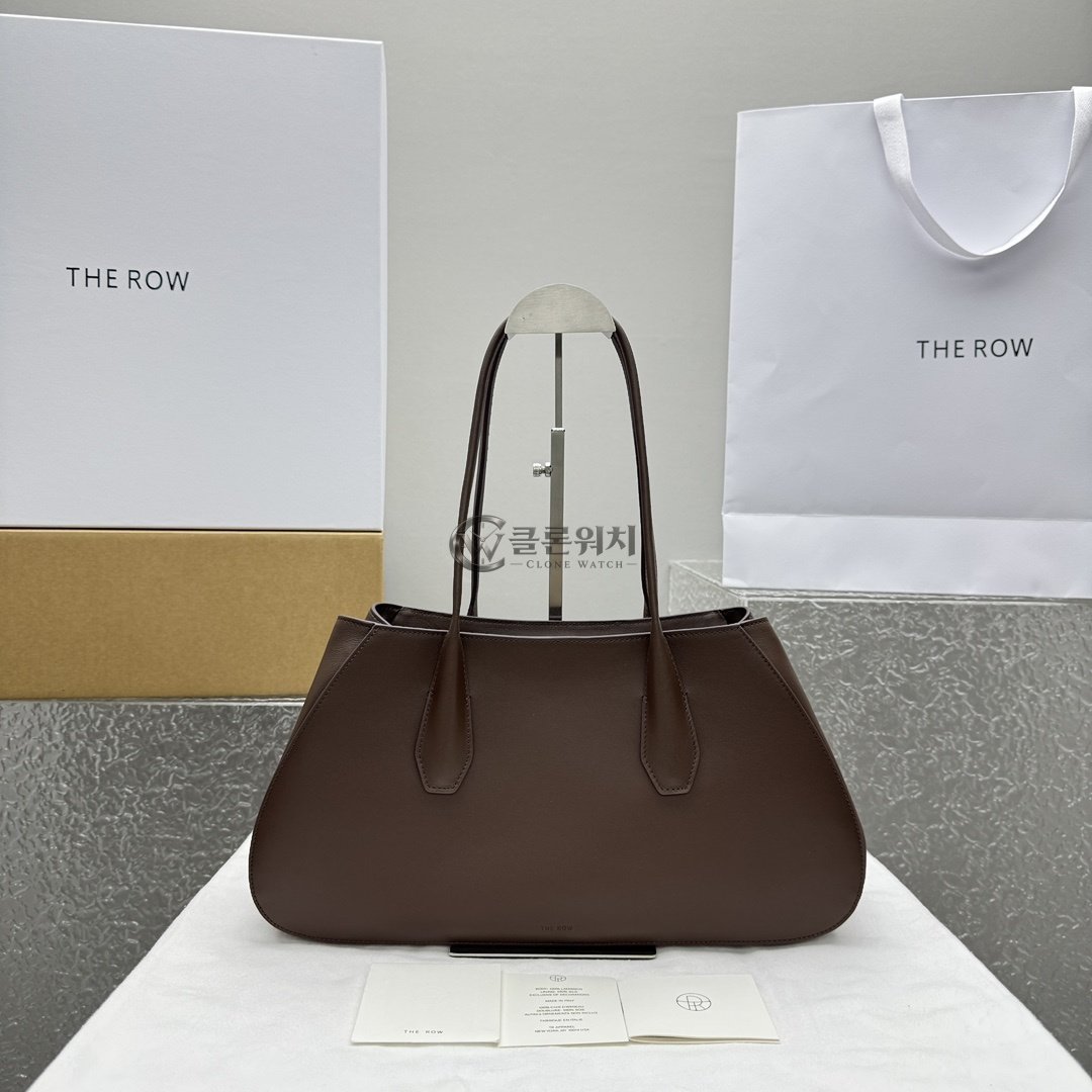THE ROW Marlo Tote Bag in Dark Brown
