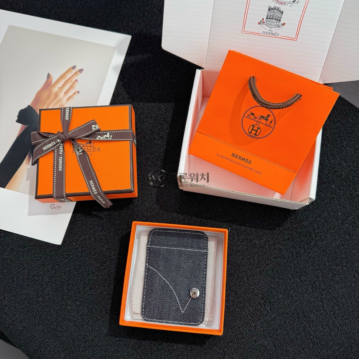 에르메스 Hermès MagSafe Card Holder Black
