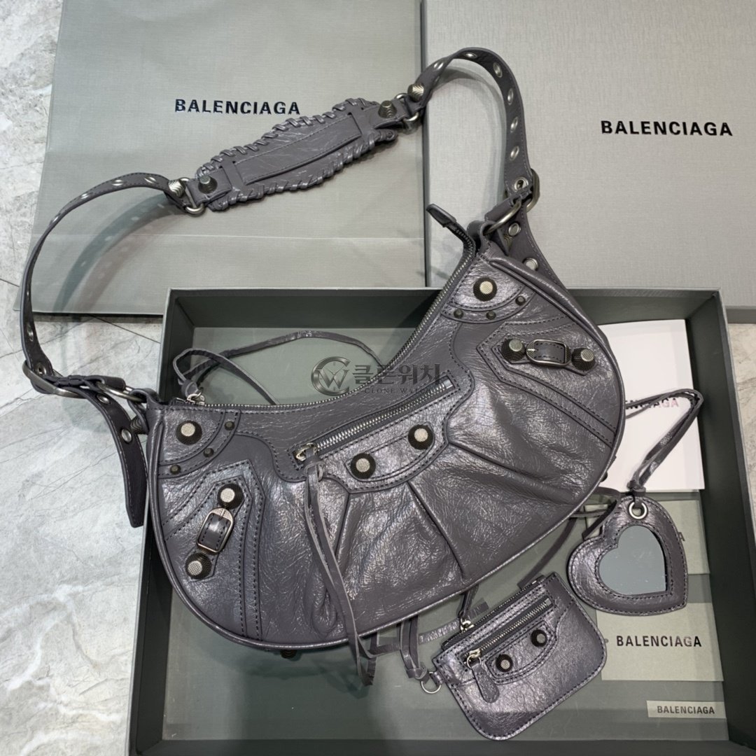 발렌시아가 Balenciaga Le Cagole Shoulder Bag in Grey