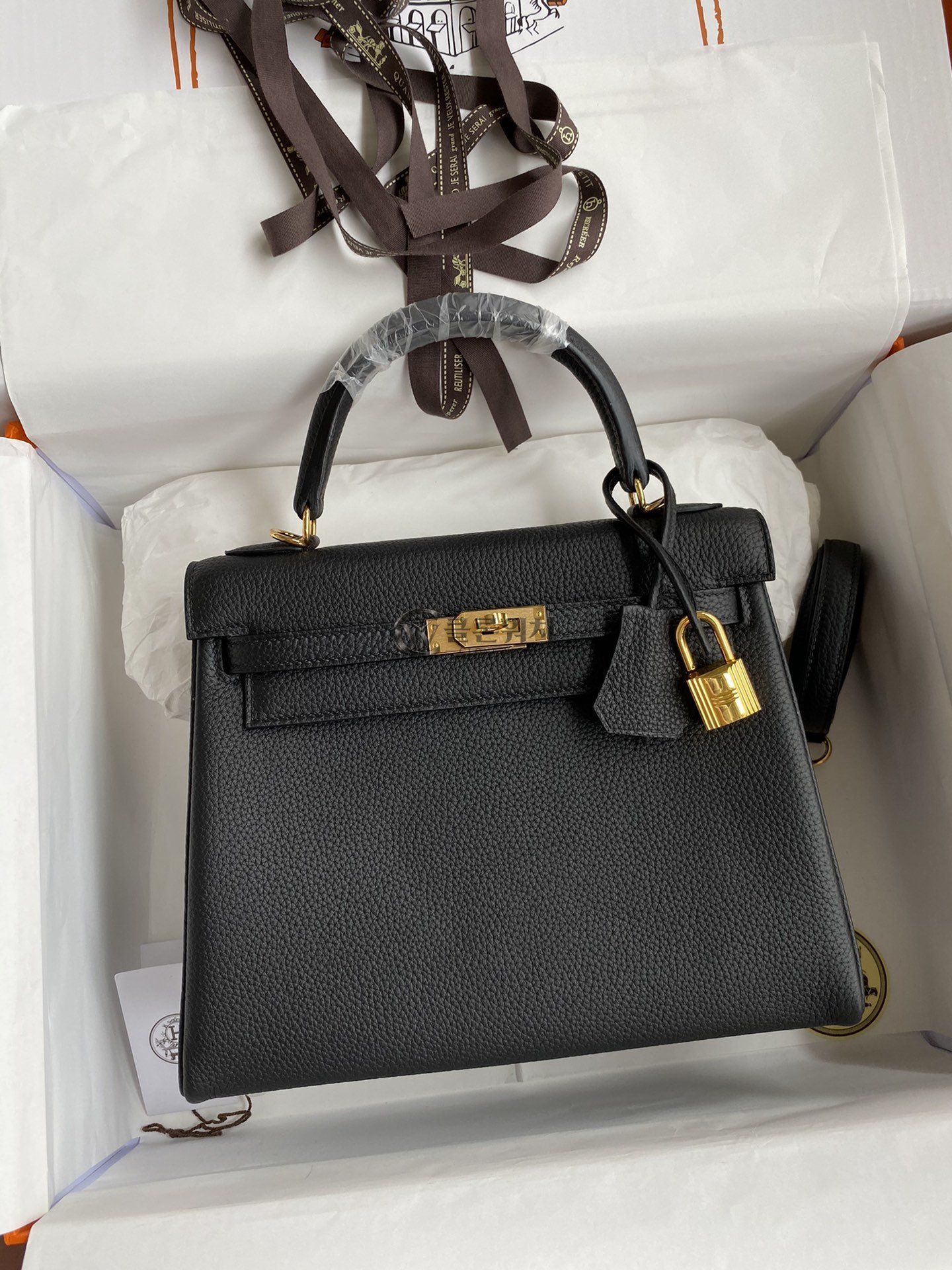 에르메스 Hermès Kelly Sellier Bag in Black
