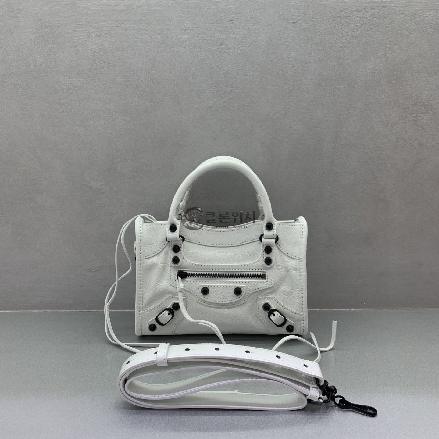 발렌시아가 Balenciaga Le City Mini Bag in White