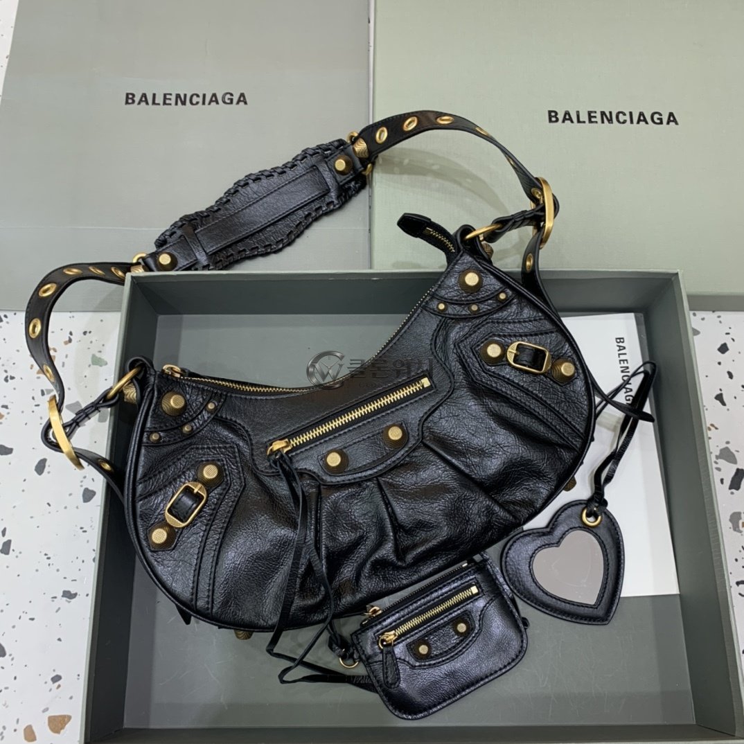 발렌시아가 Balenciaga Le Cagole XL Shoulder Bag in Black