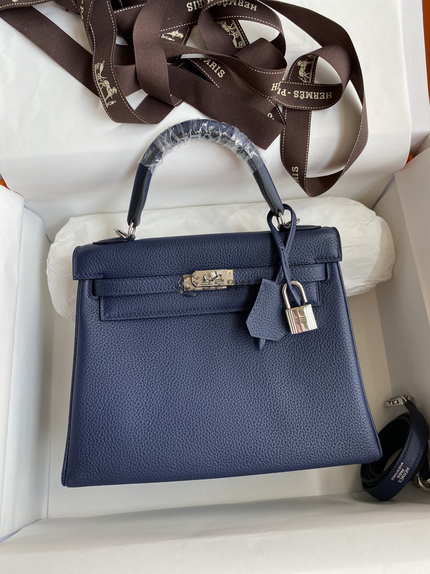 에르메스 Hermès Kelly Sellier Bag Navy blue