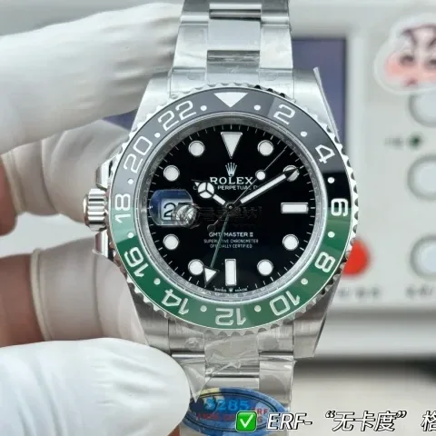 롤렉스 GMT-마스터 II 126720 VTNR 904L 스틸 ERF 1:1 베스트 에디션 주빌리 브레이슬릿 JH3285(프리스프렁)