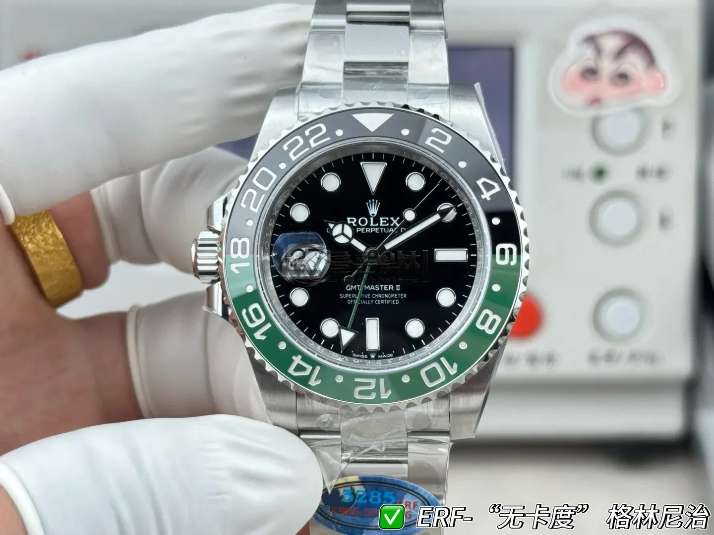 롤렉스 GMT-마스터 II 126720 VTNR 904L 스틸 ERF 1:1 베스트 에디션 주빌리 브레이슬릿 JH3285(프리스프렁)
