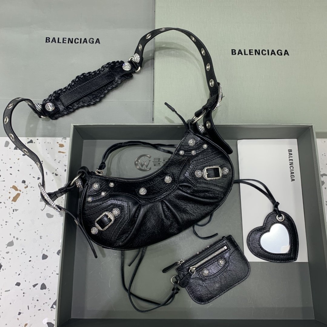 발렌시아가 Balenciaga Le Cagole XS Shoulder Bag in Black