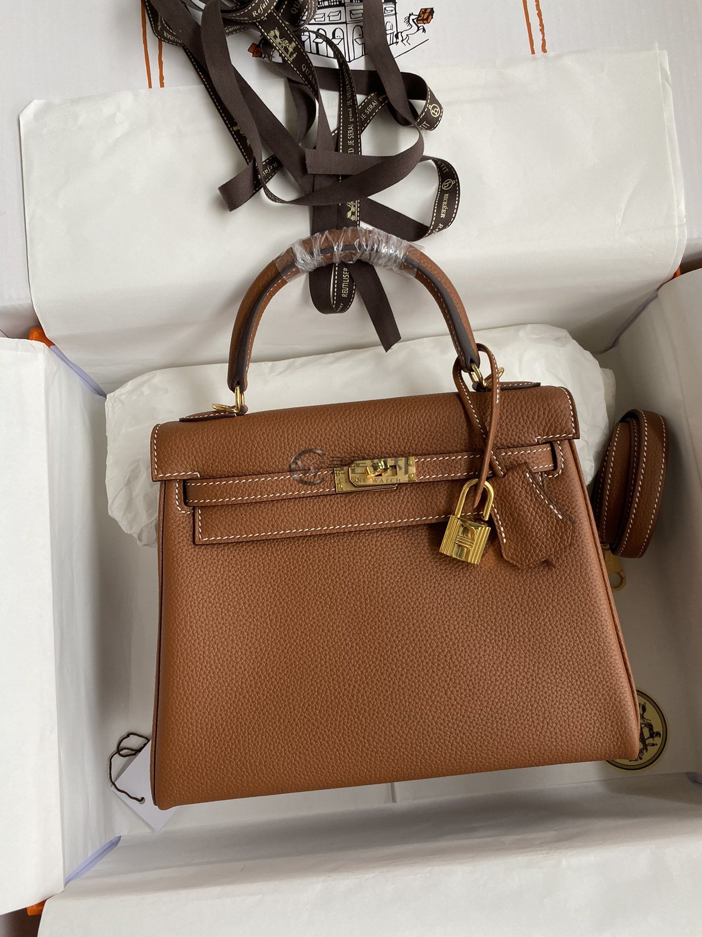 에르메스 Hermès Kelly Sellier Bag – Gold Brown