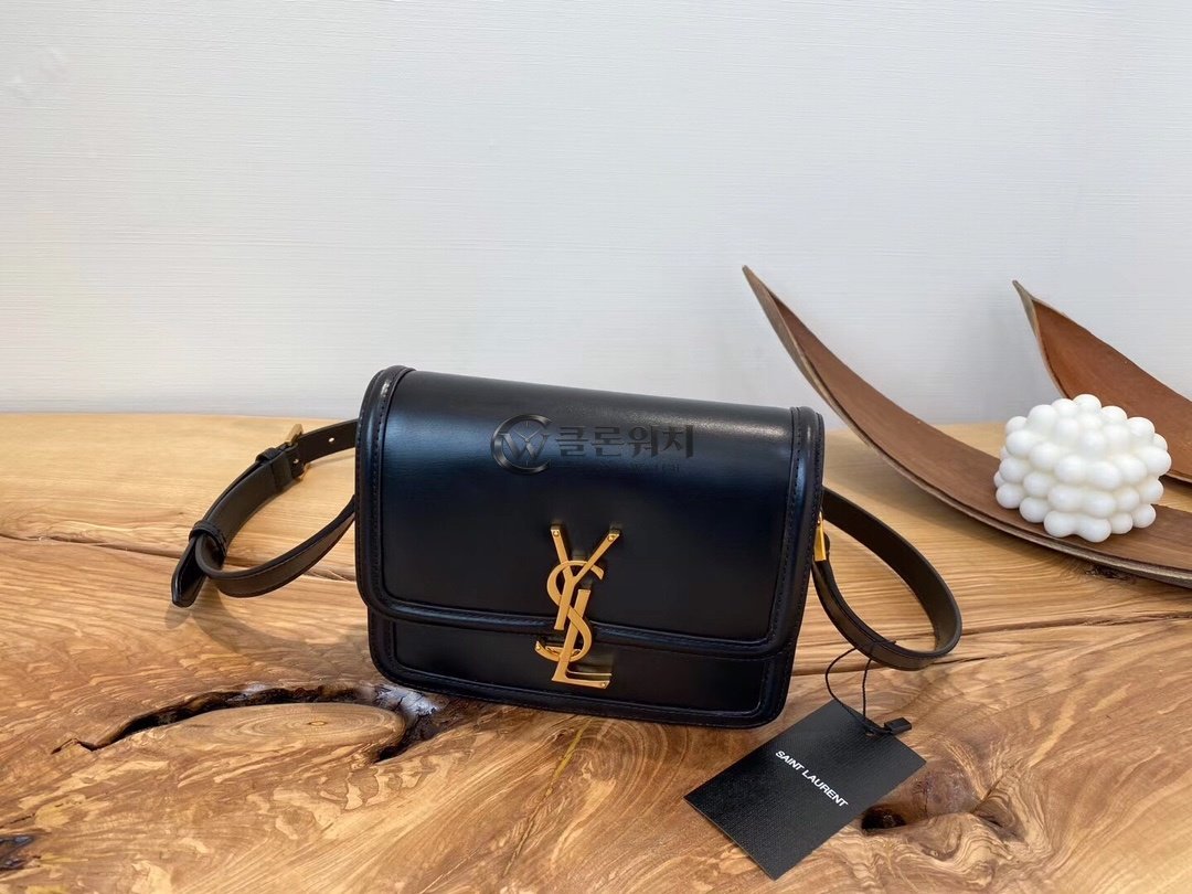 생로랑 Saint Laurent Solferino Small Satchel in Black