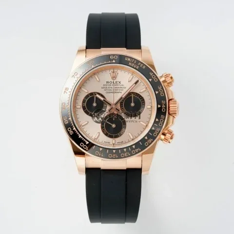 Rolex Daytona 126515 ERF Best Edition RG/Black Dial on Oysterflex Strap JH4131 (Free Sprung)