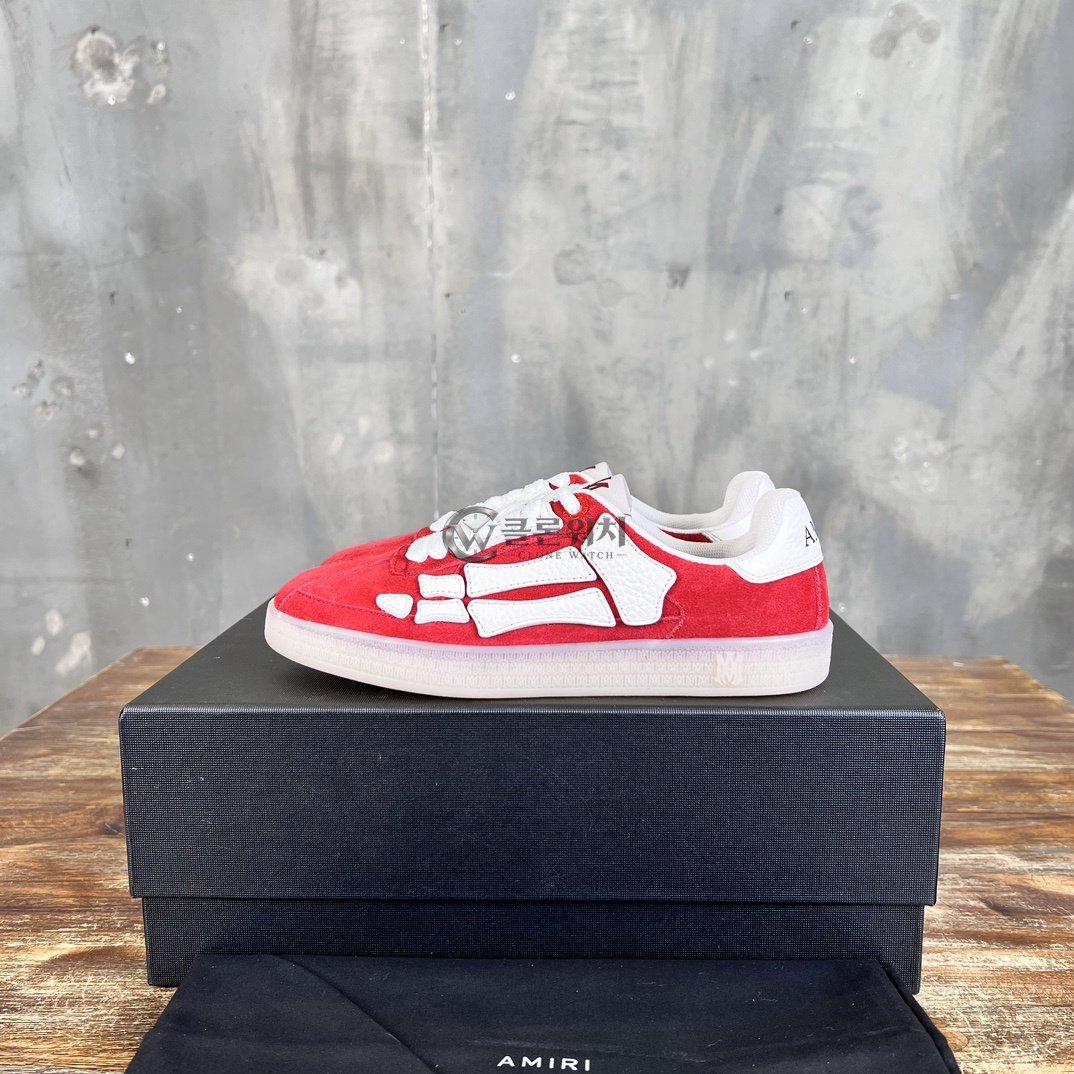 AMIRI Skel Top Low Sneaker - Red/White