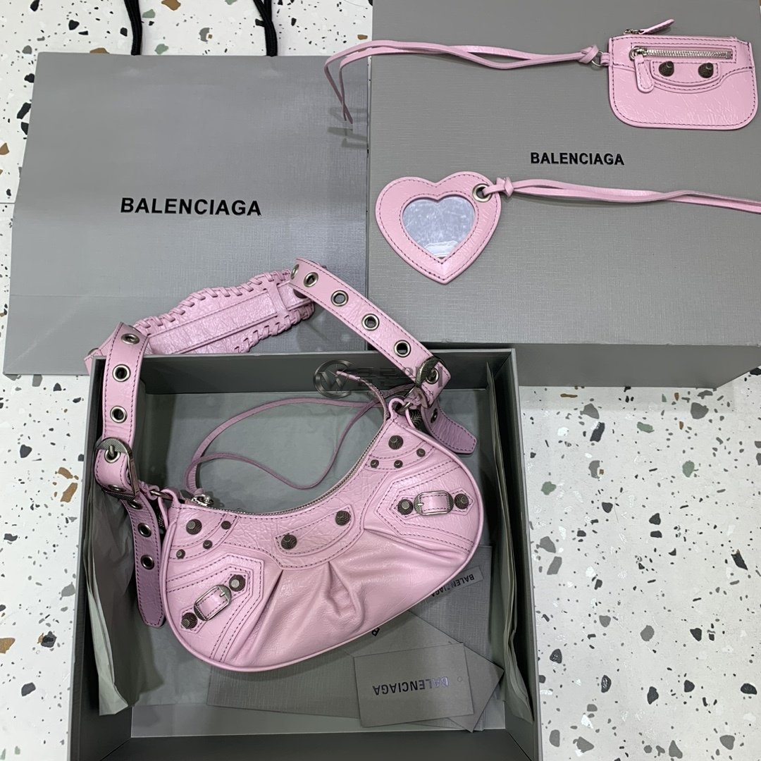 발렌시아가 Balenciaga Le Cagole XS Shoulder Bag in Pink
