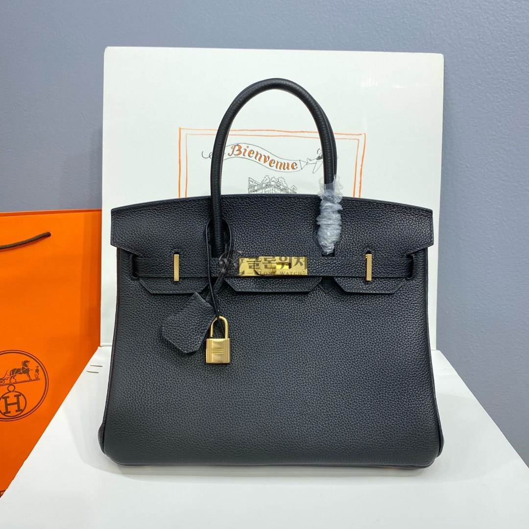 에르메스 Hermes Birkin 30 Togo Black with Gold Hardware