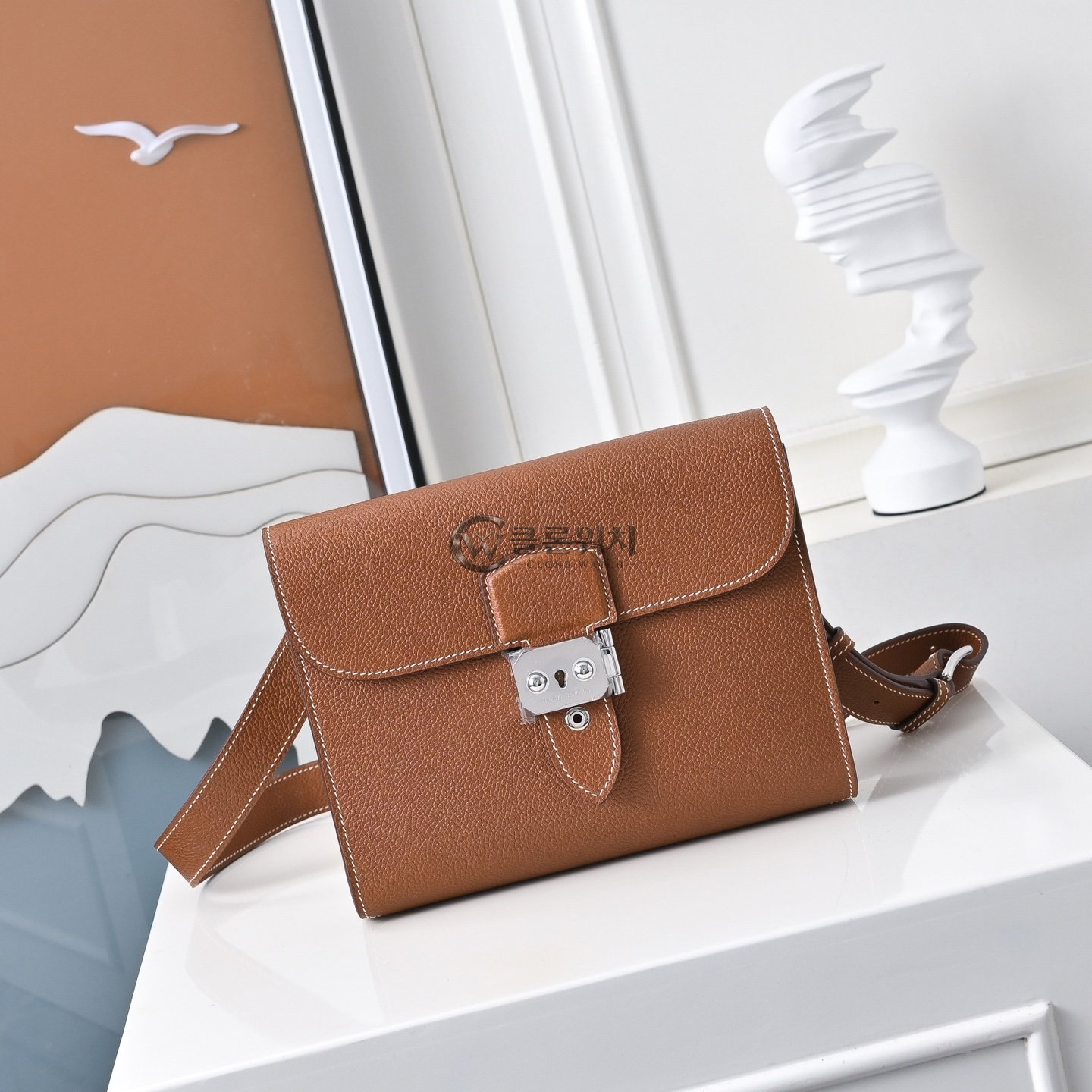 에르메스 Hermès Kelly Messenger Bag in Gold