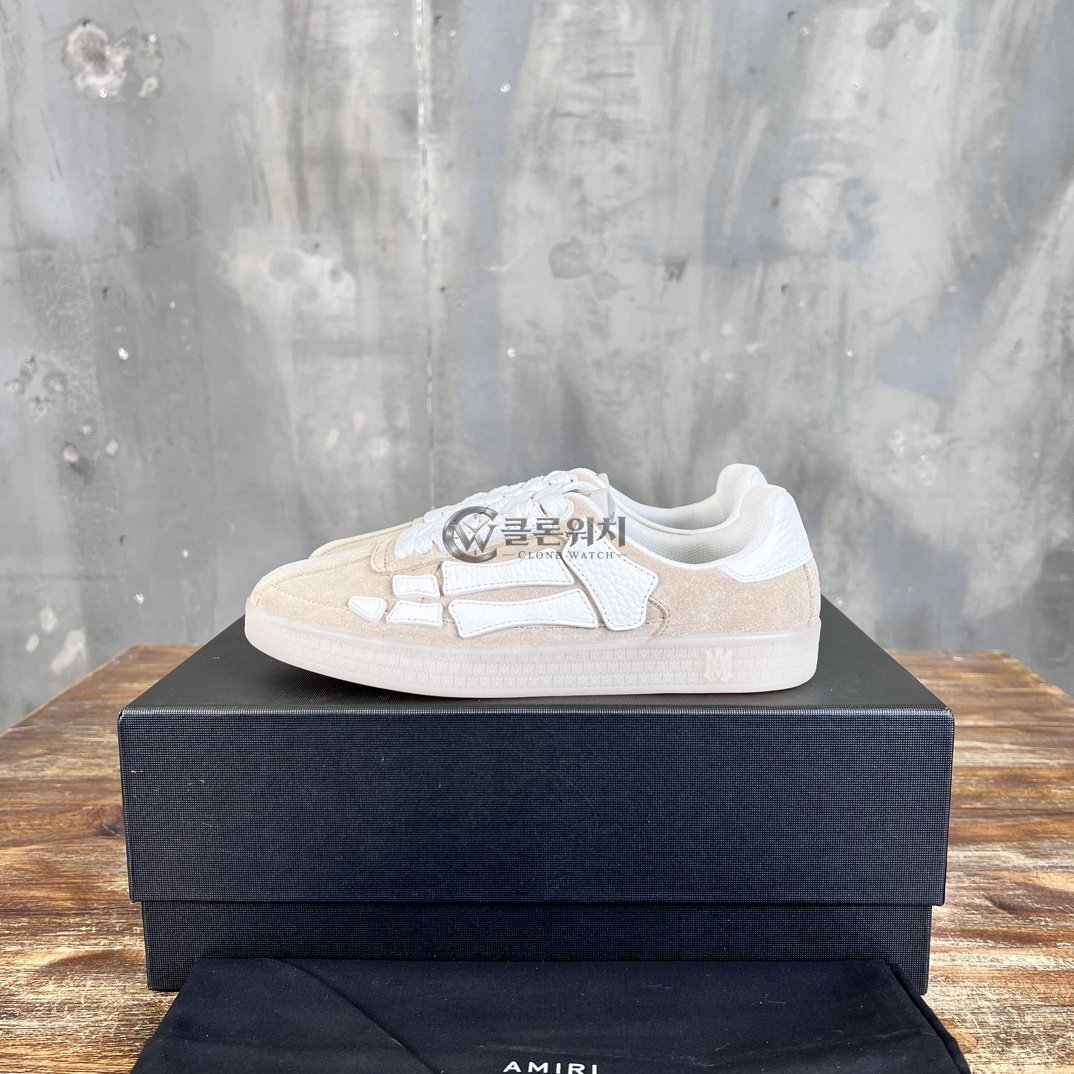 AMIRI Skel Top Low Sneakers – Alabaster