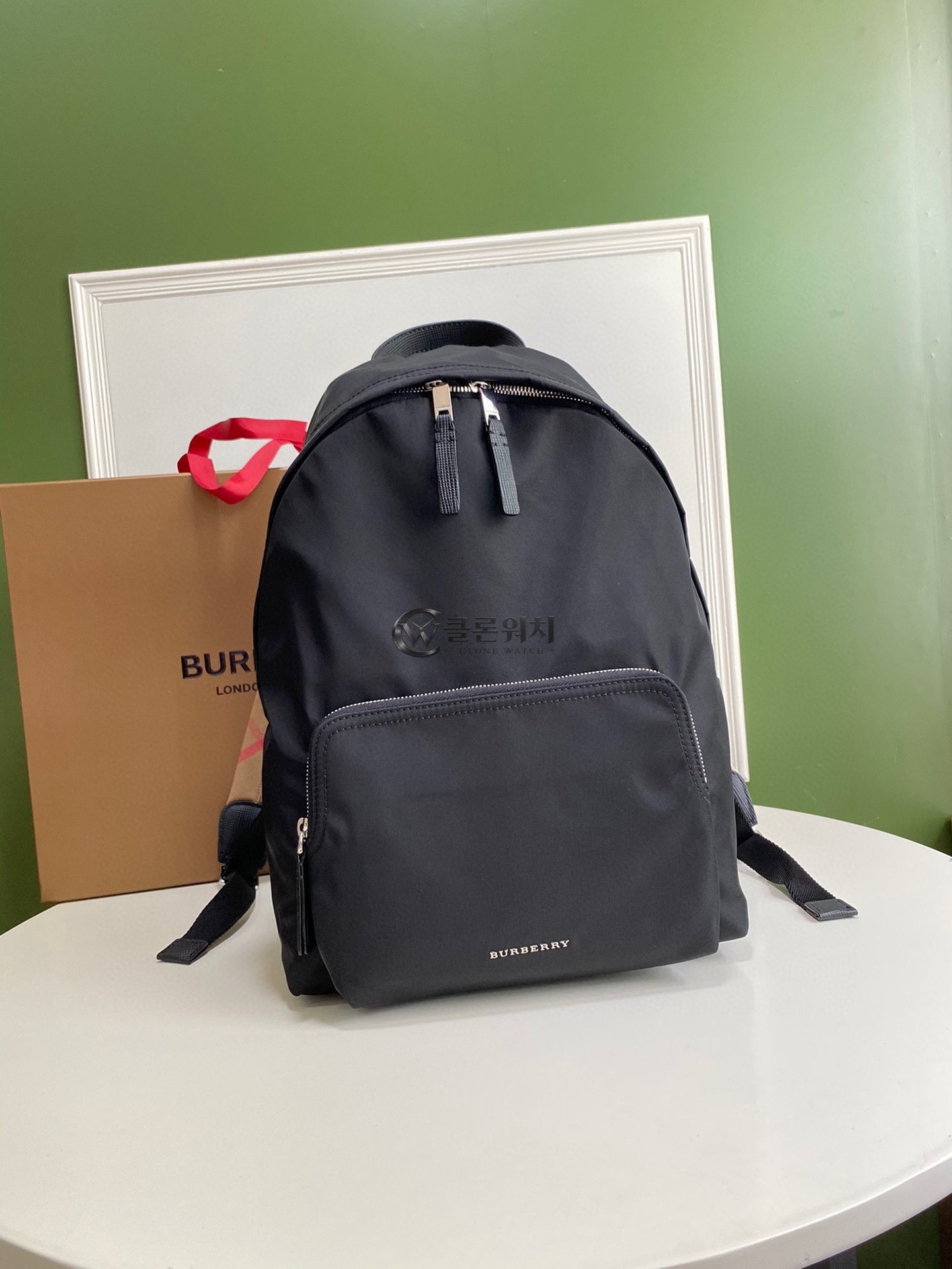 버버리 Burberry Nylon Backpack - Black