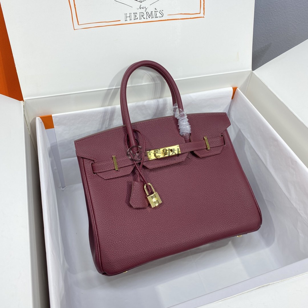 에르메스 Hermes Birkin 25 Togo Rouge H Rouge H (Burgundy)