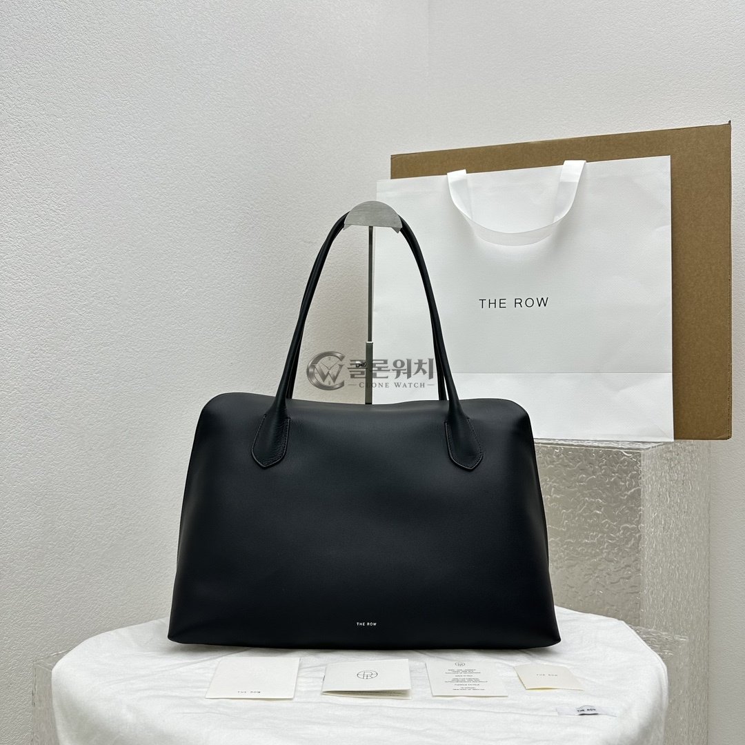 THE ROW Soft Margaux 15 Bag in Black